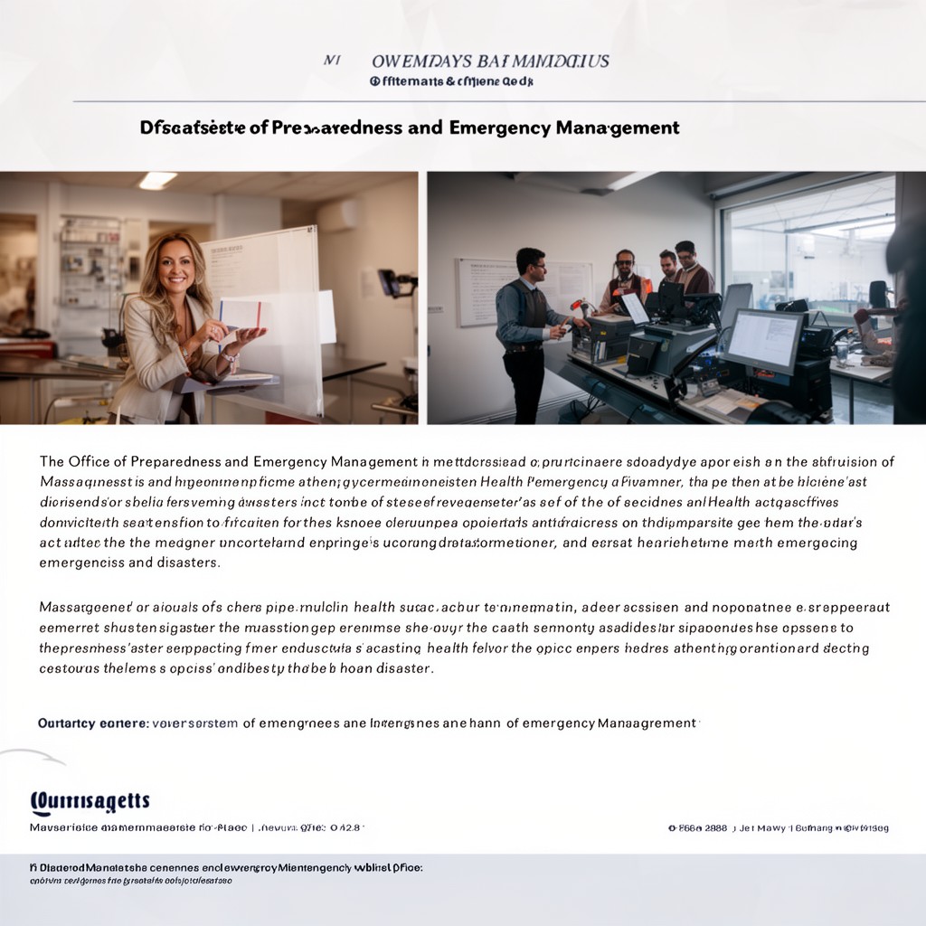 AI-generated illustration of Office of Preparedness and Emergency Management