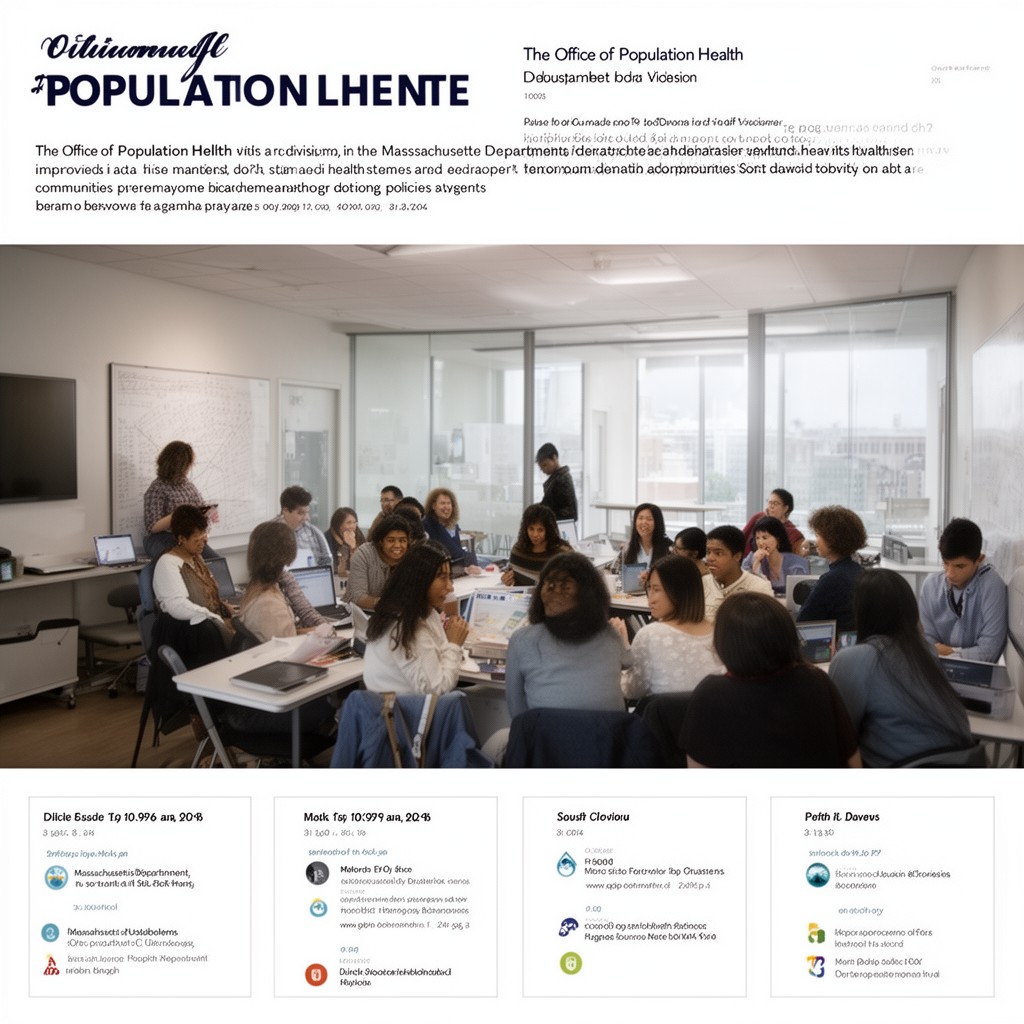 AI-generated illustration of Office of Population Health