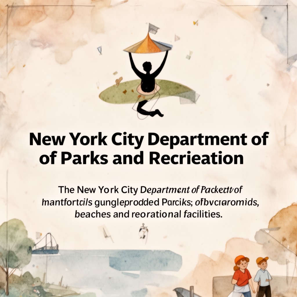 AI-generated illustration of New York City Department of Parks and Recreation