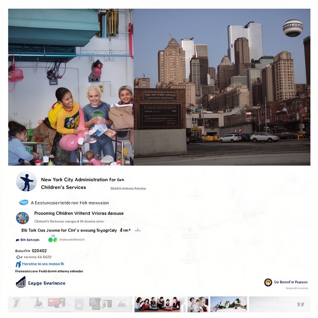 AI-generated illustration of New York City Administration for Children’s Services