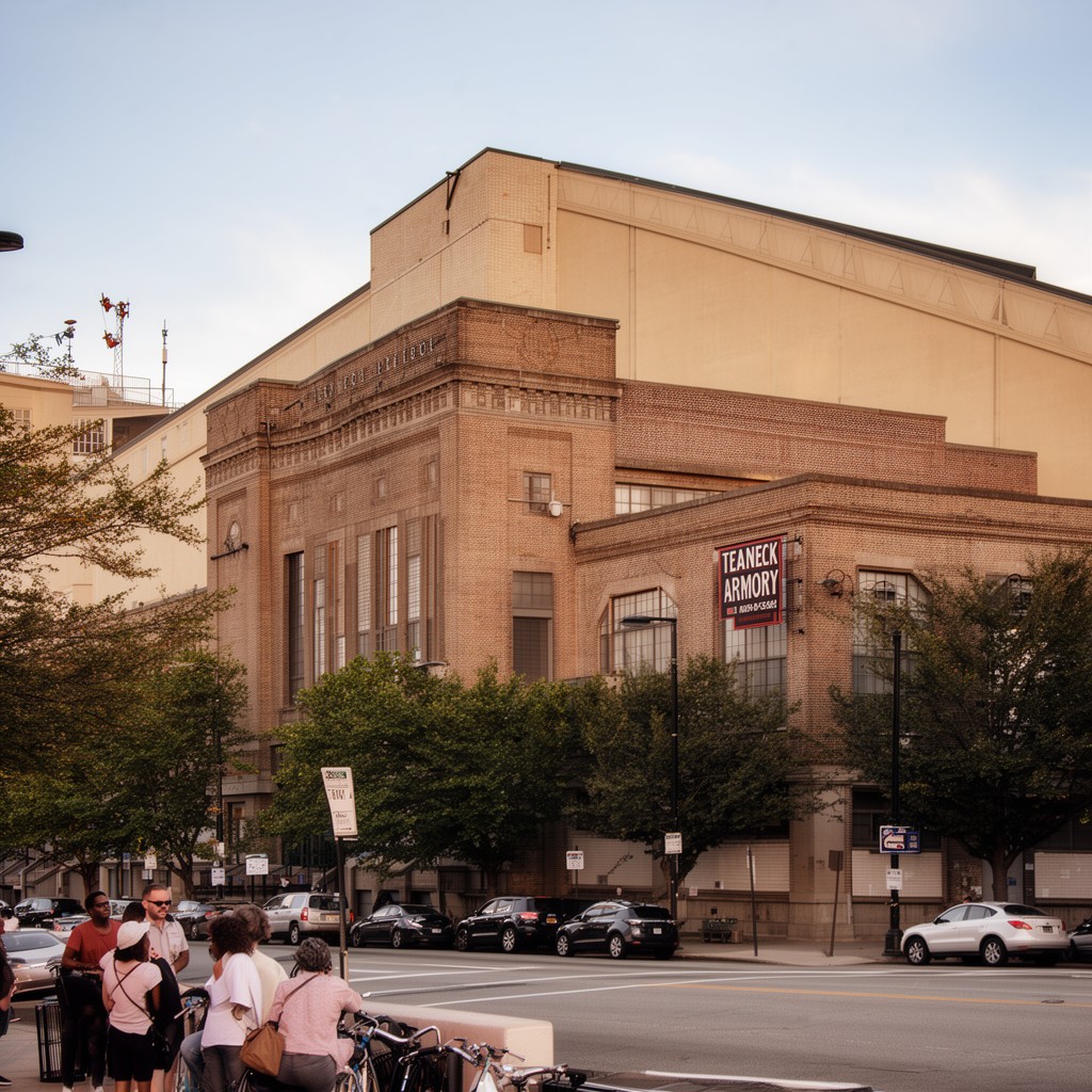 AI-generated illustration of Teaneck Armory
