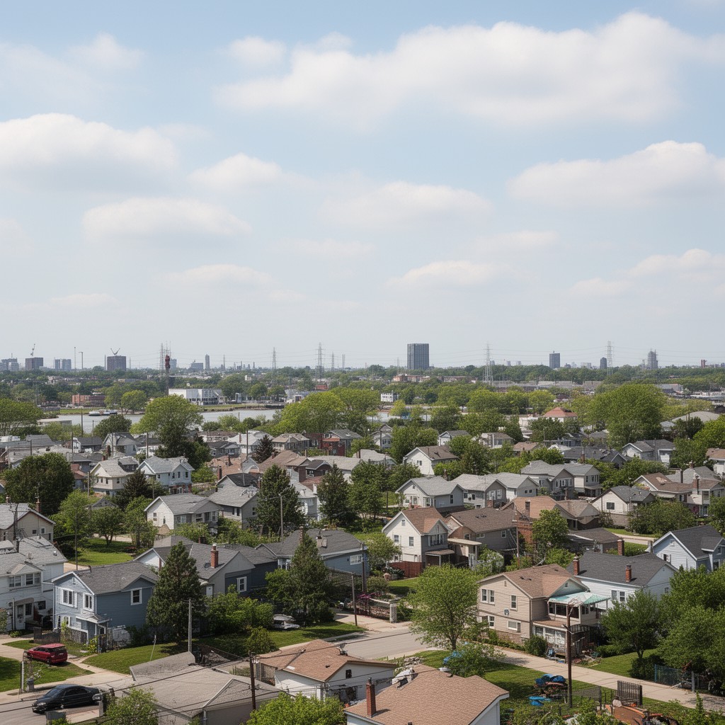 AI-generated illustration of Prospect Heights, Illinois