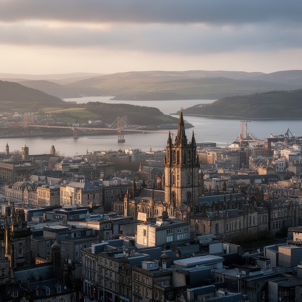 AI-generated illustration of Lothian and Fife