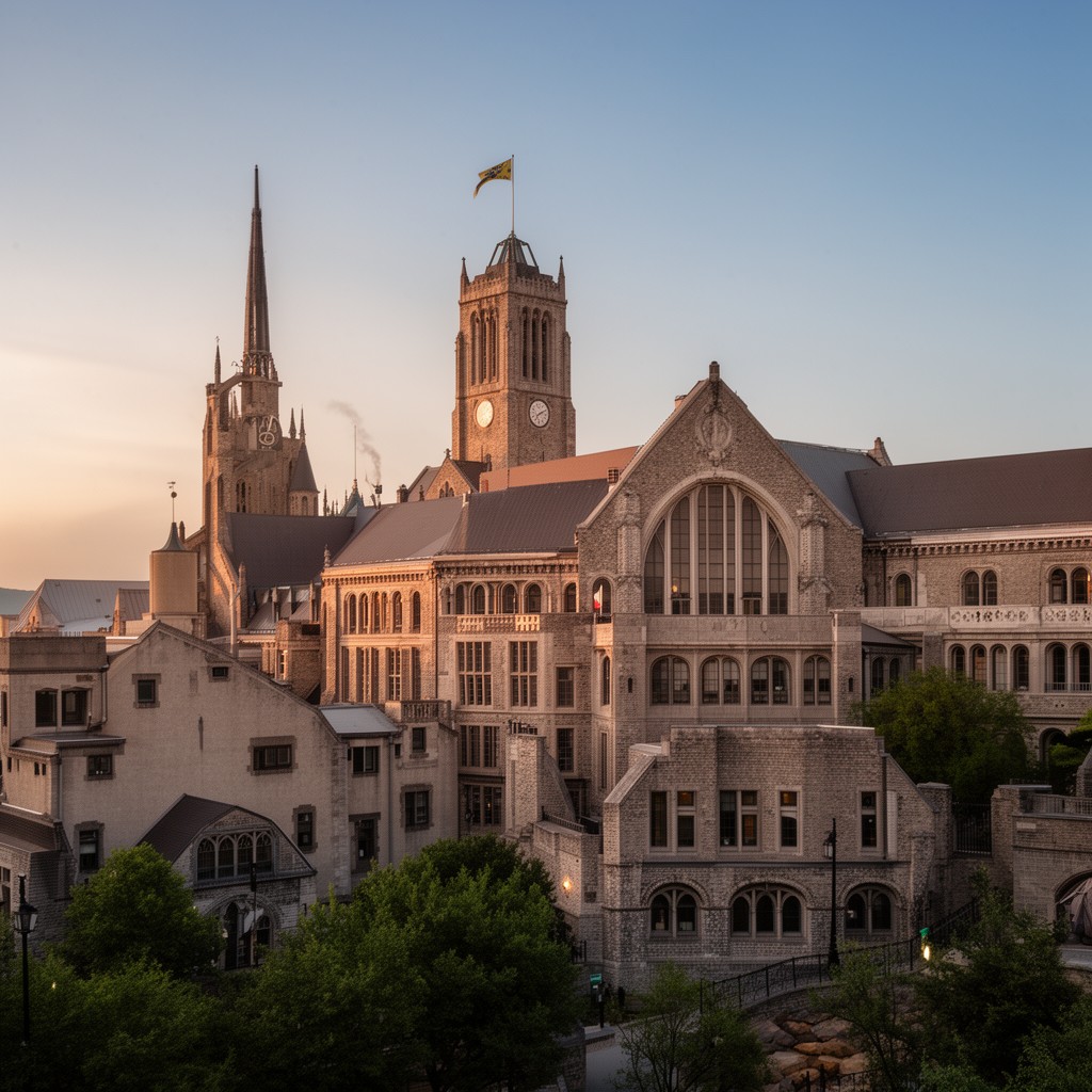 AI-generated illustration of University of Pittsburgh