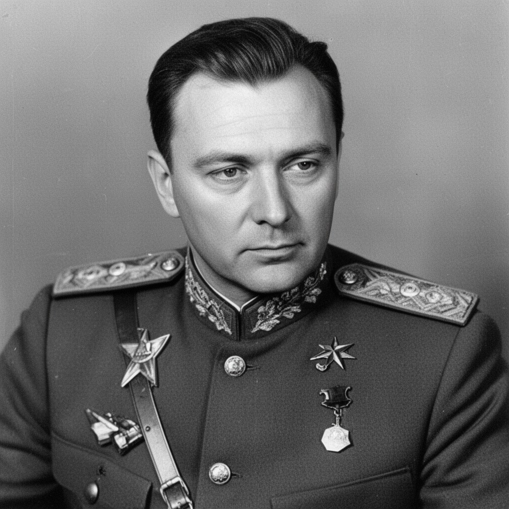 AI-generated illustration of Ivan Konev