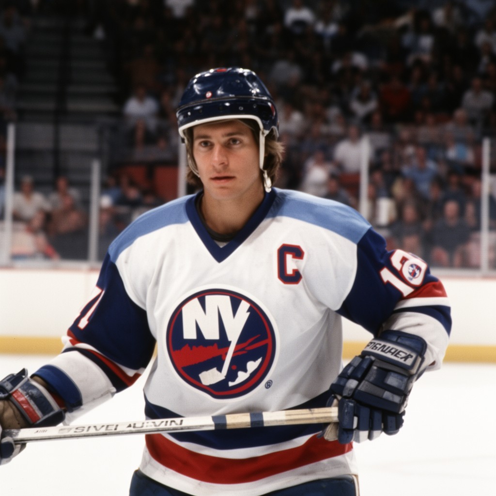 AI-generated illustration of Denis Potvin