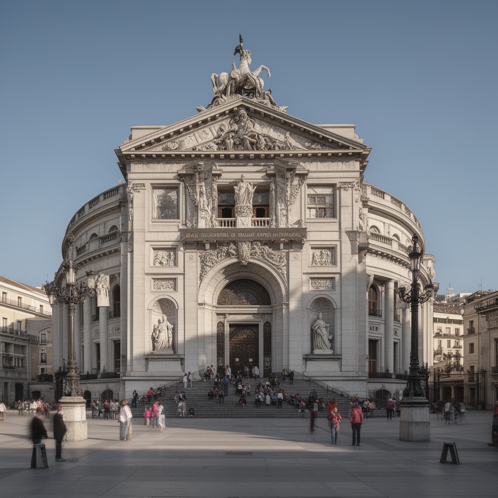 AI-generated illustration of Real Academia de Bellas Artes de San Fernando