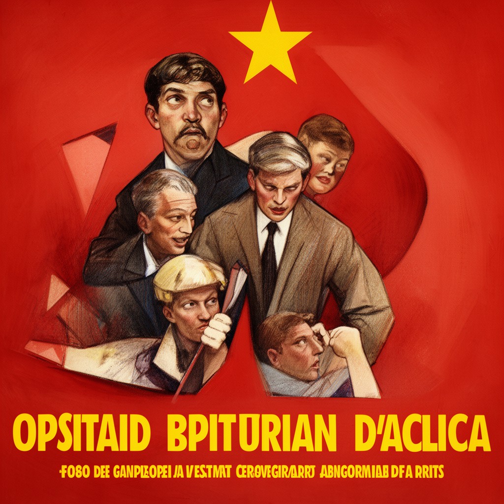AI-generated illustration of Communist Party of France