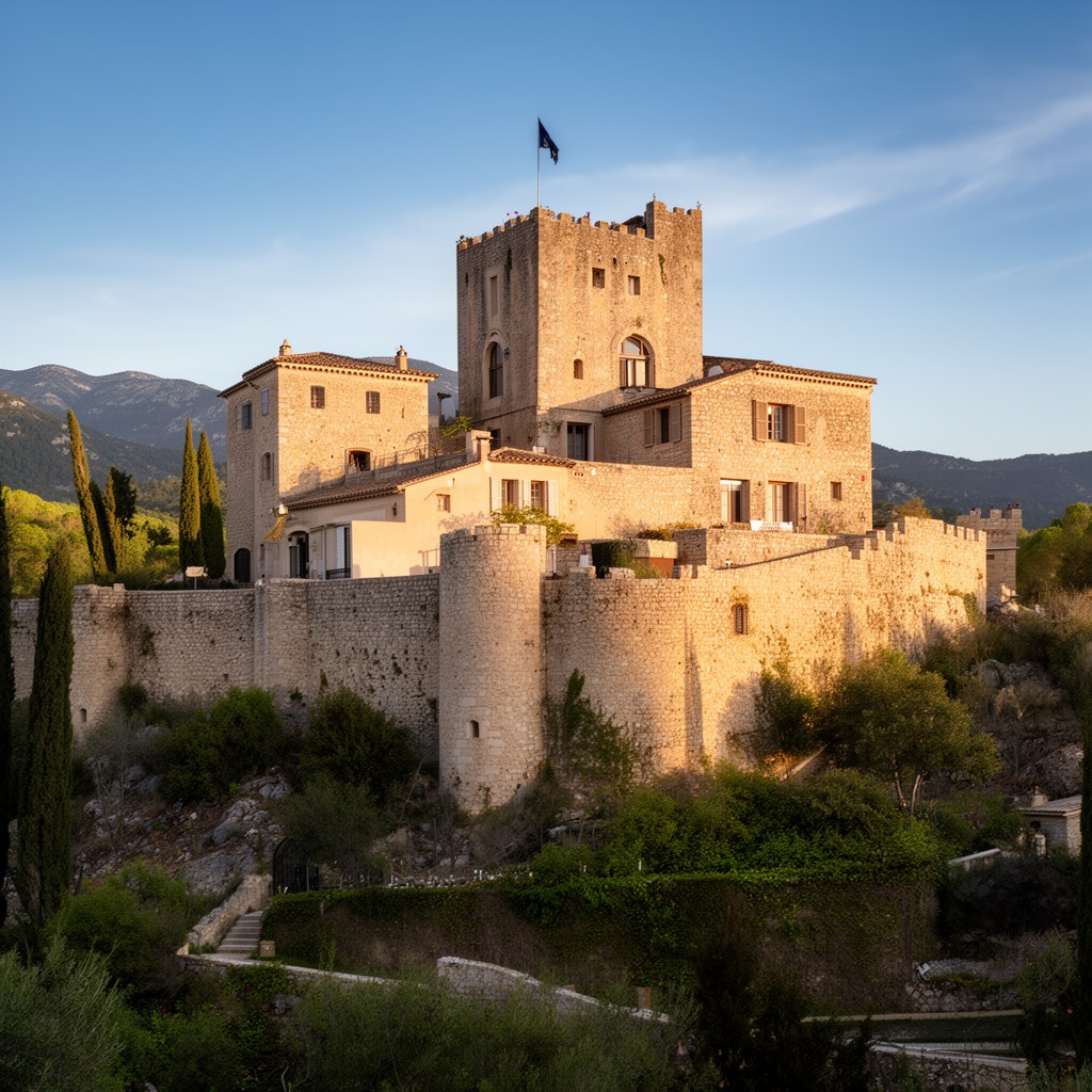 AI-generated illustration of Château of Vauvenargues