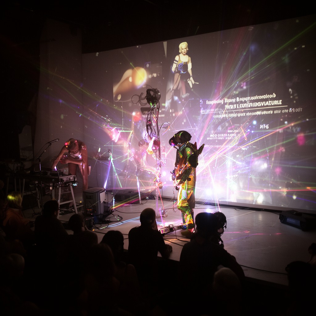 AI-generated illustration of Exploding Plastic Inevitable