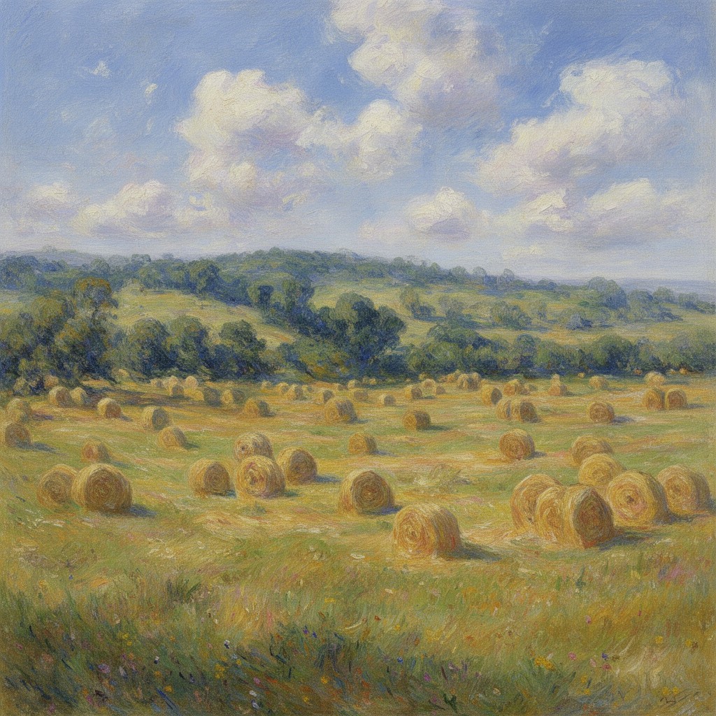 AI-generated illustration of Haystacks series