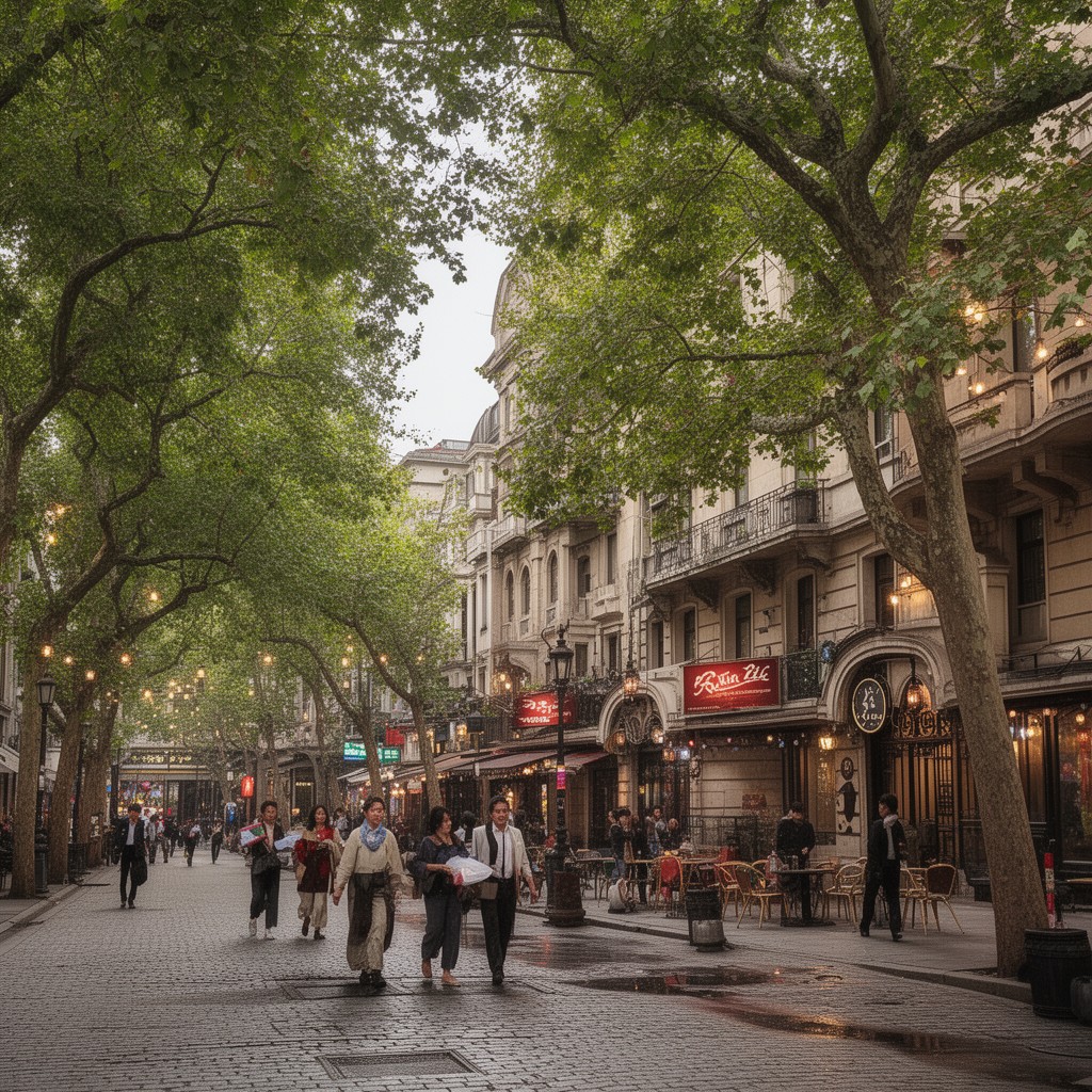 AI-generated illustration of Former French Concession