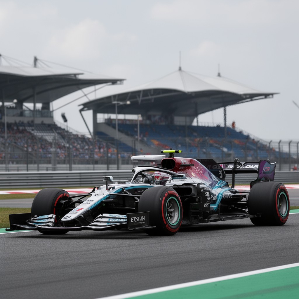 AI-generated illustration of Chinese Grand Prix