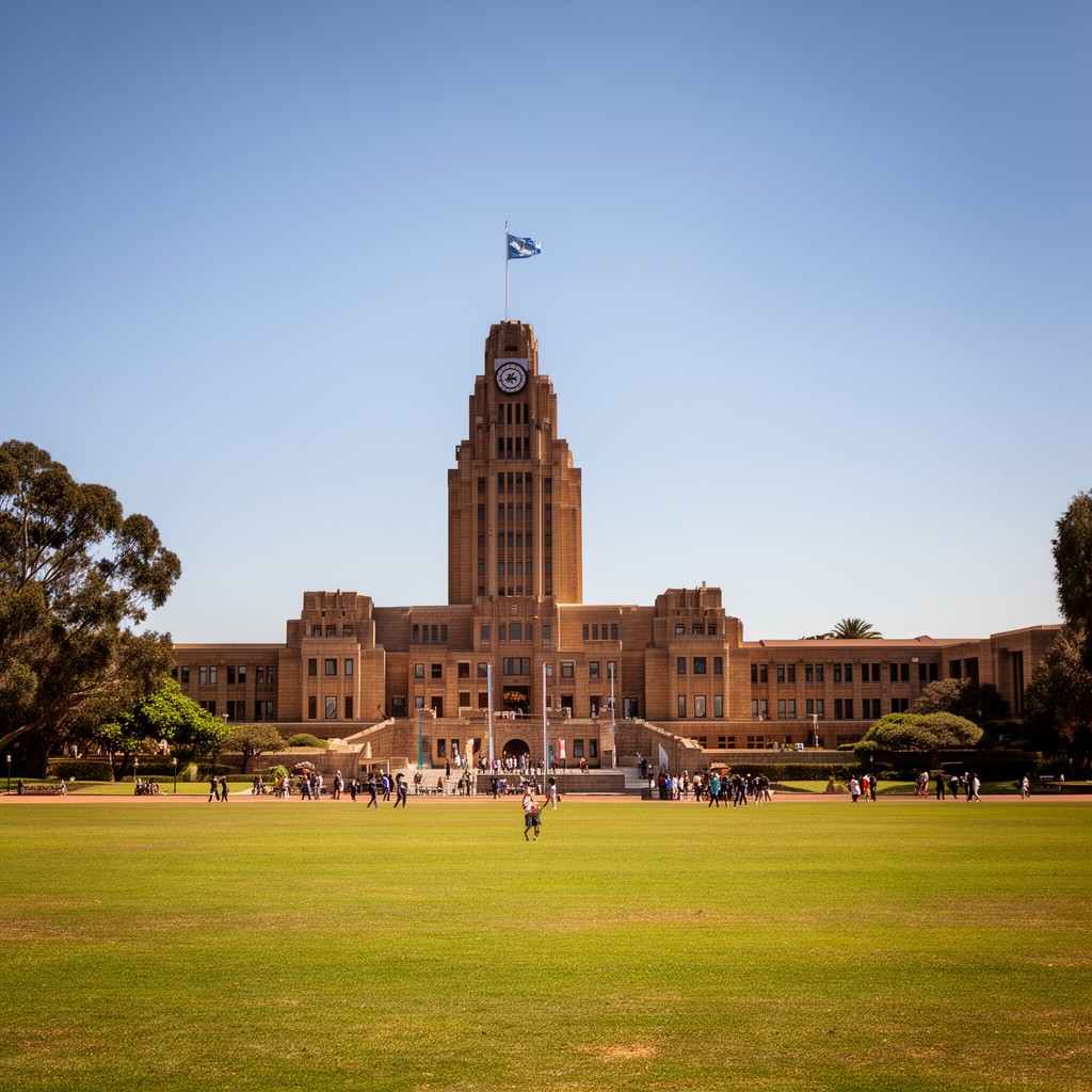 AI-generated illustration of Union Buildings