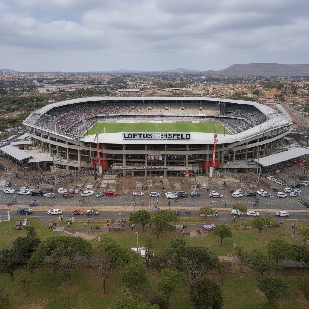AI-generated illustration of Loftus Versfeld Stadium
