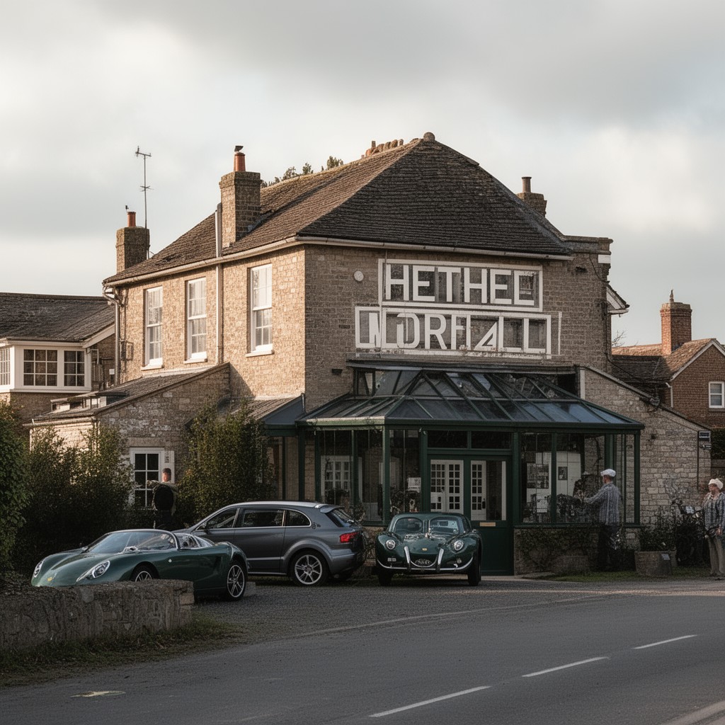 AI-generated illustration of Hethel, Norfolk, United Kingdom