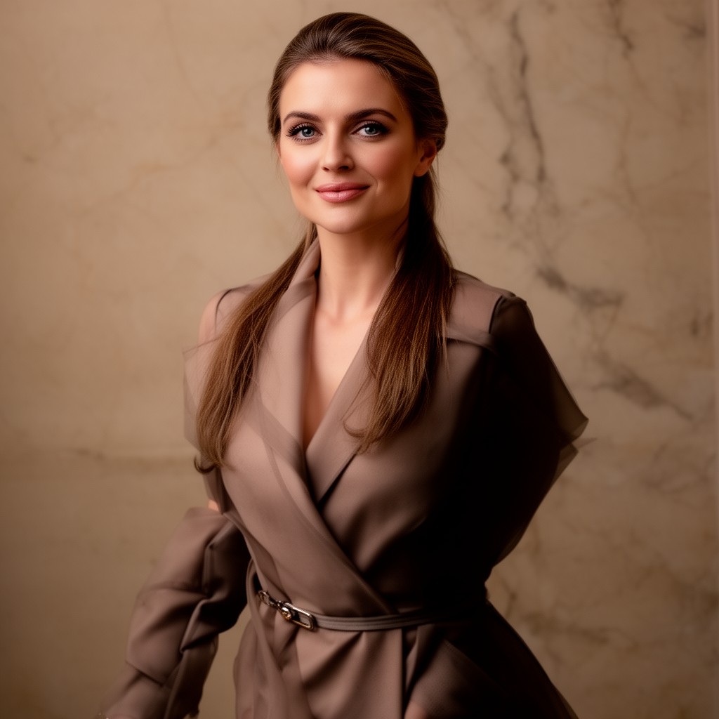 AI-generated illustration of Melanija Knavs
