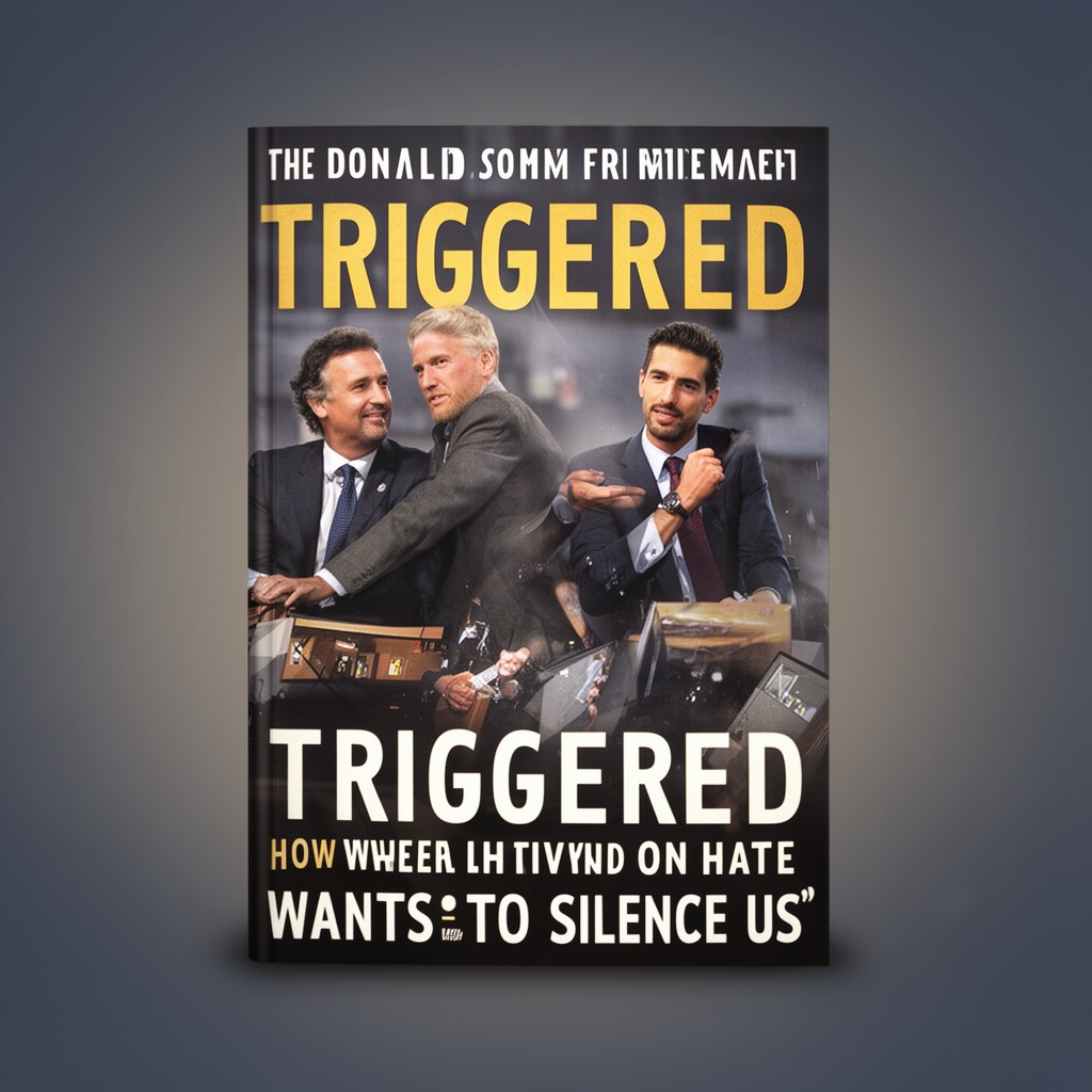 AI-generated illustration of Triggered: How the Left Thrives on Hate and Wants to Silence Us