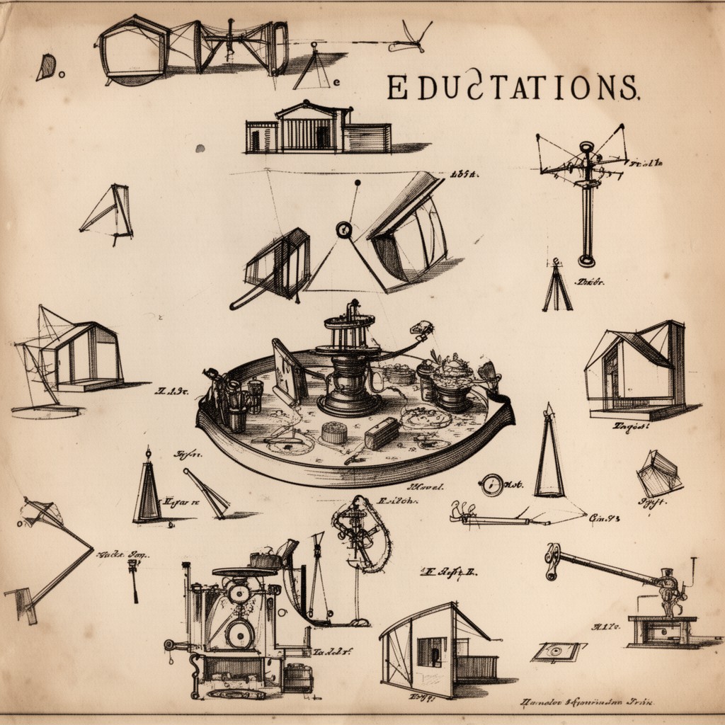 AI-generated illustration of Education: Intellectual, Moral, and Physical