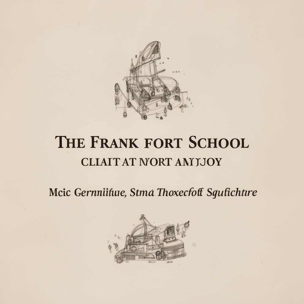 AI-generated illustration of Frankfurt School