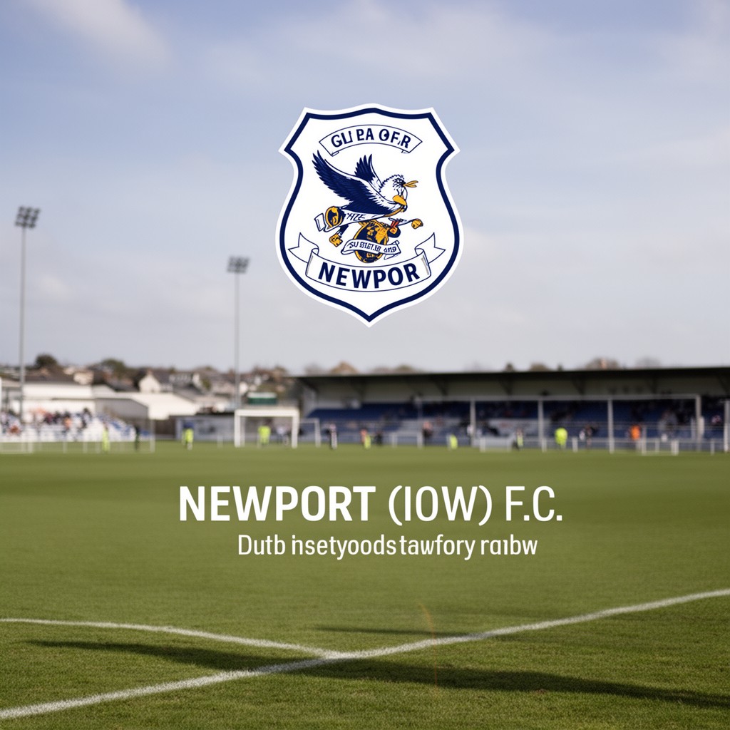 AI-generated illustration of Newport (IOW) F.C.