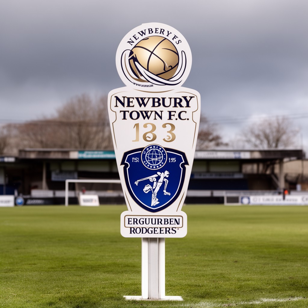 AI-generated illustration of Newbury Town F.C.