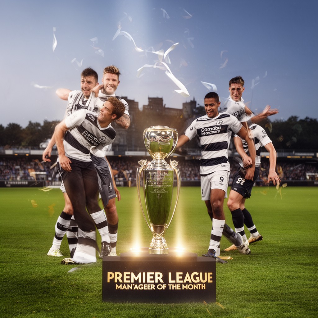 AI-generated illustration of Premier League Manager of the Month