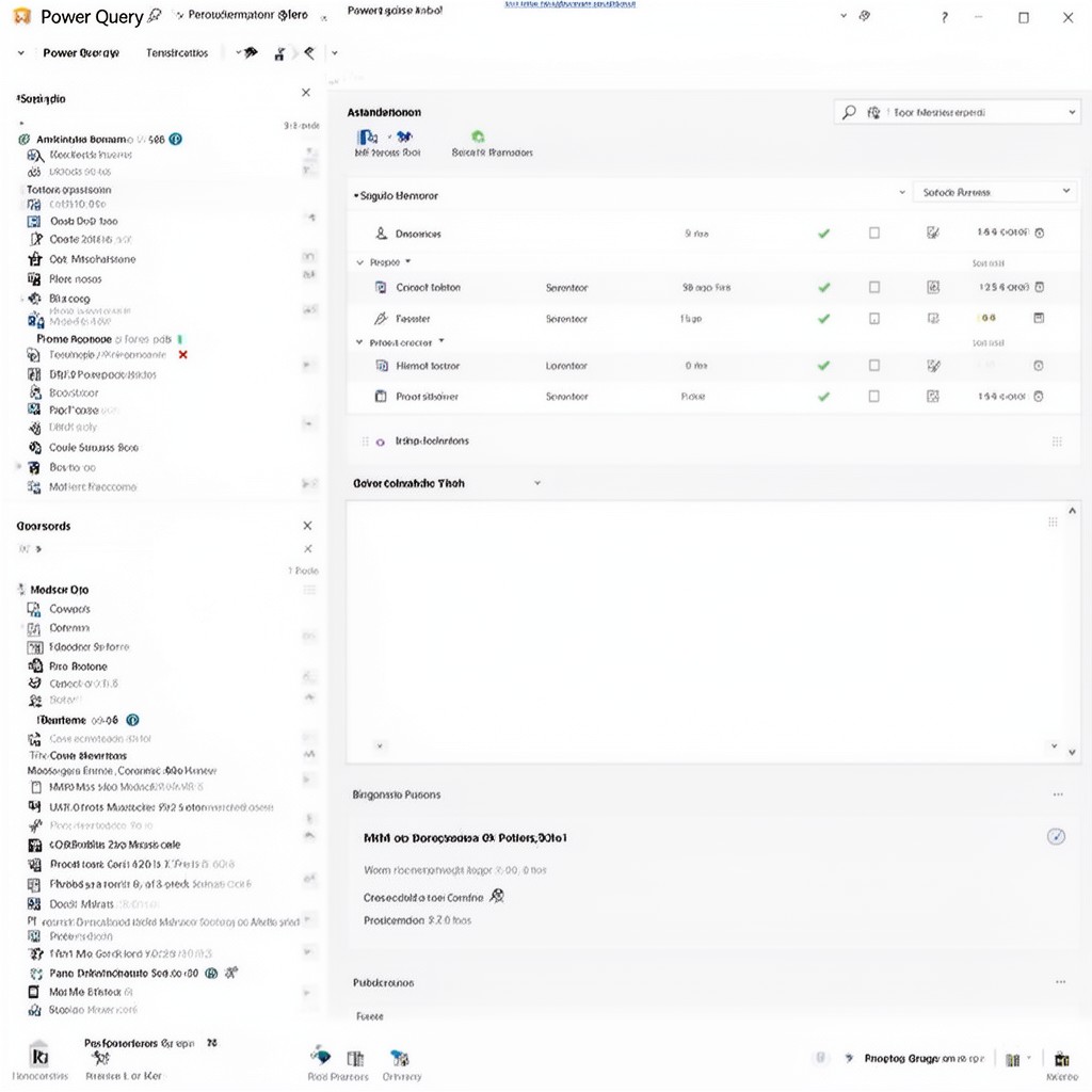 AI-generated illustration of Power Query