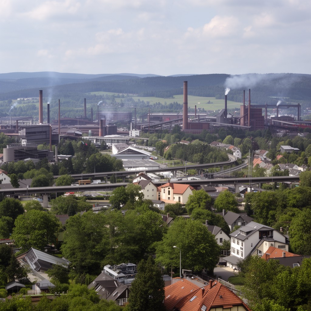 AI-generated illustration of Saarland