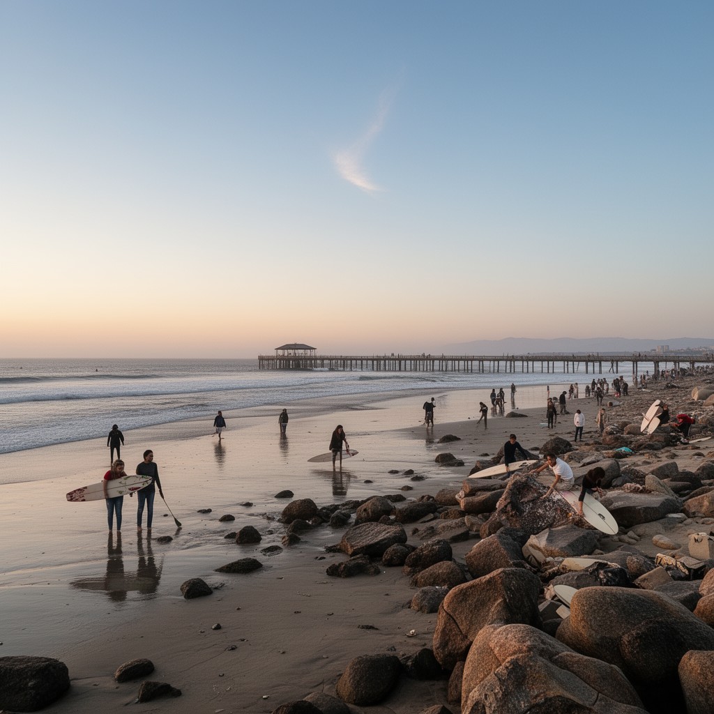 AI-generated illustration of Oceanside
