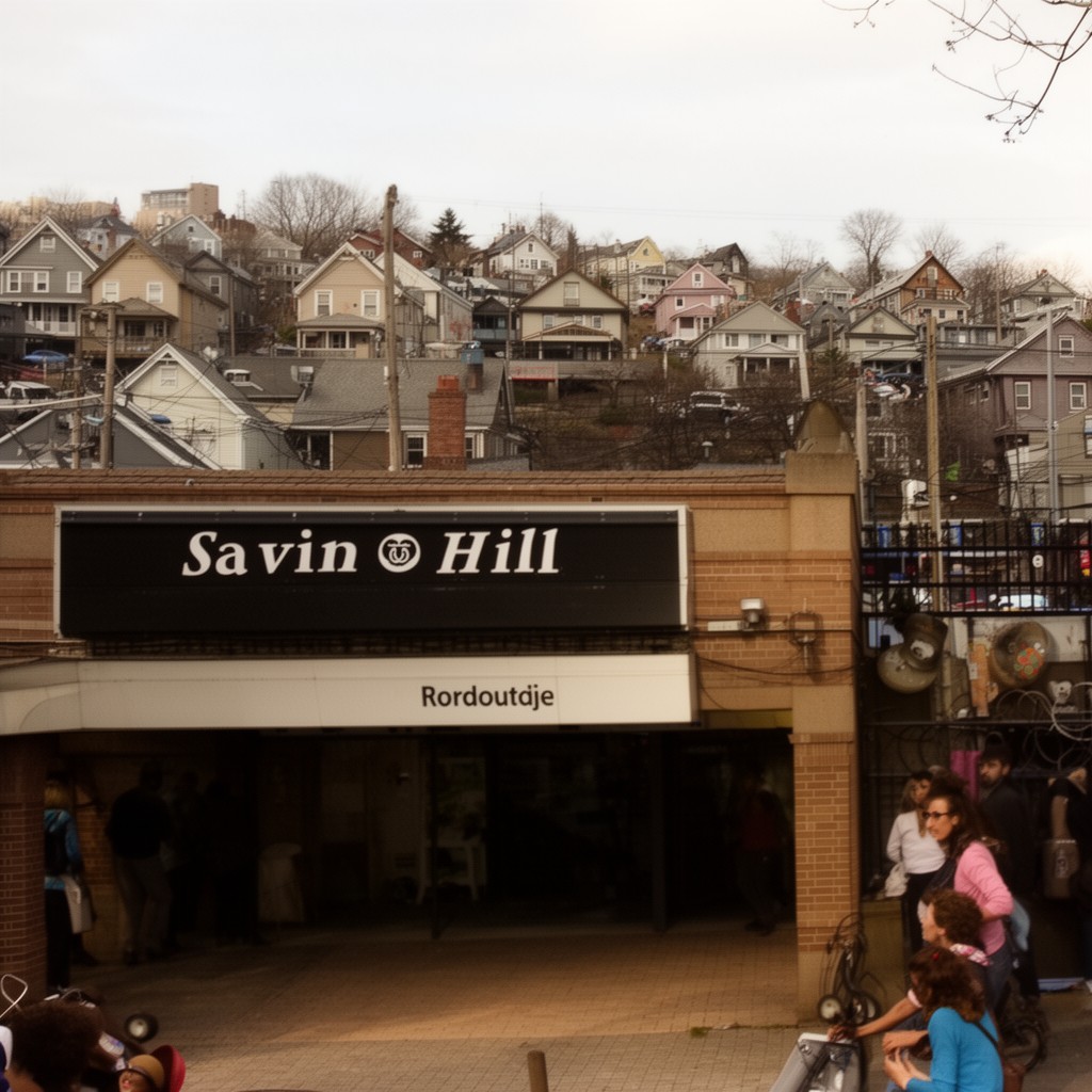 AI-generated illustration of Savin Hill