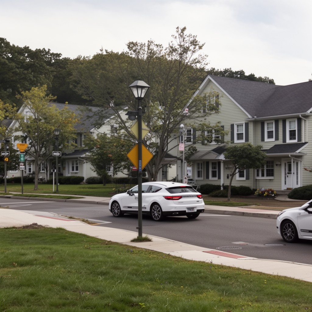 AI-generated illustration of South Huntington, New York