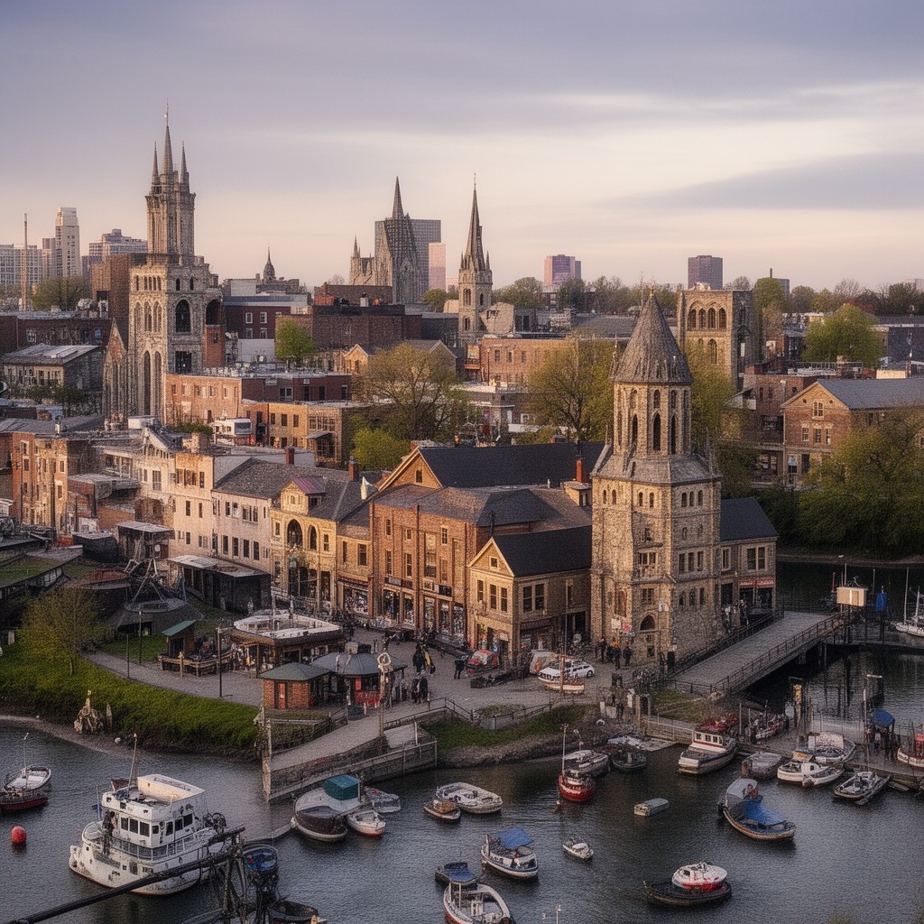 AI-generated illustration of York