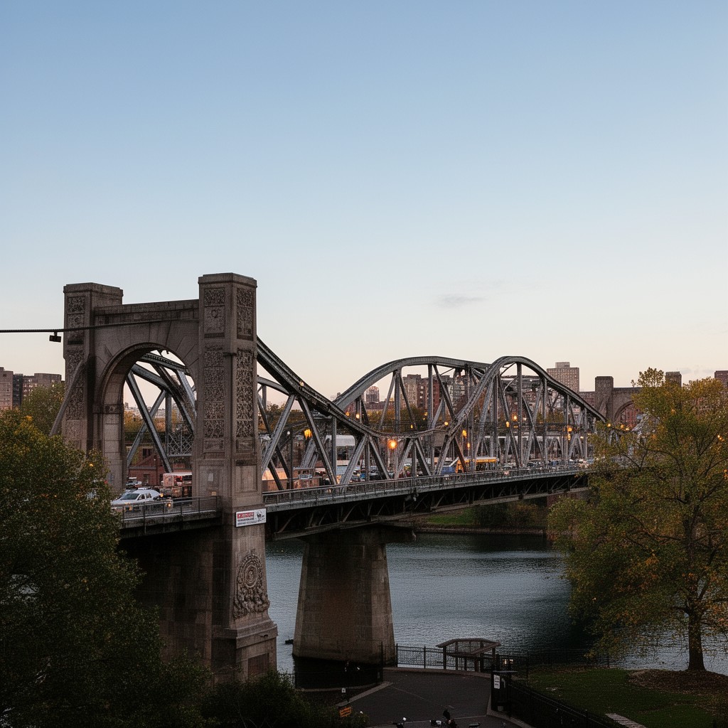 AI-generated illustration of Boston University Bridge