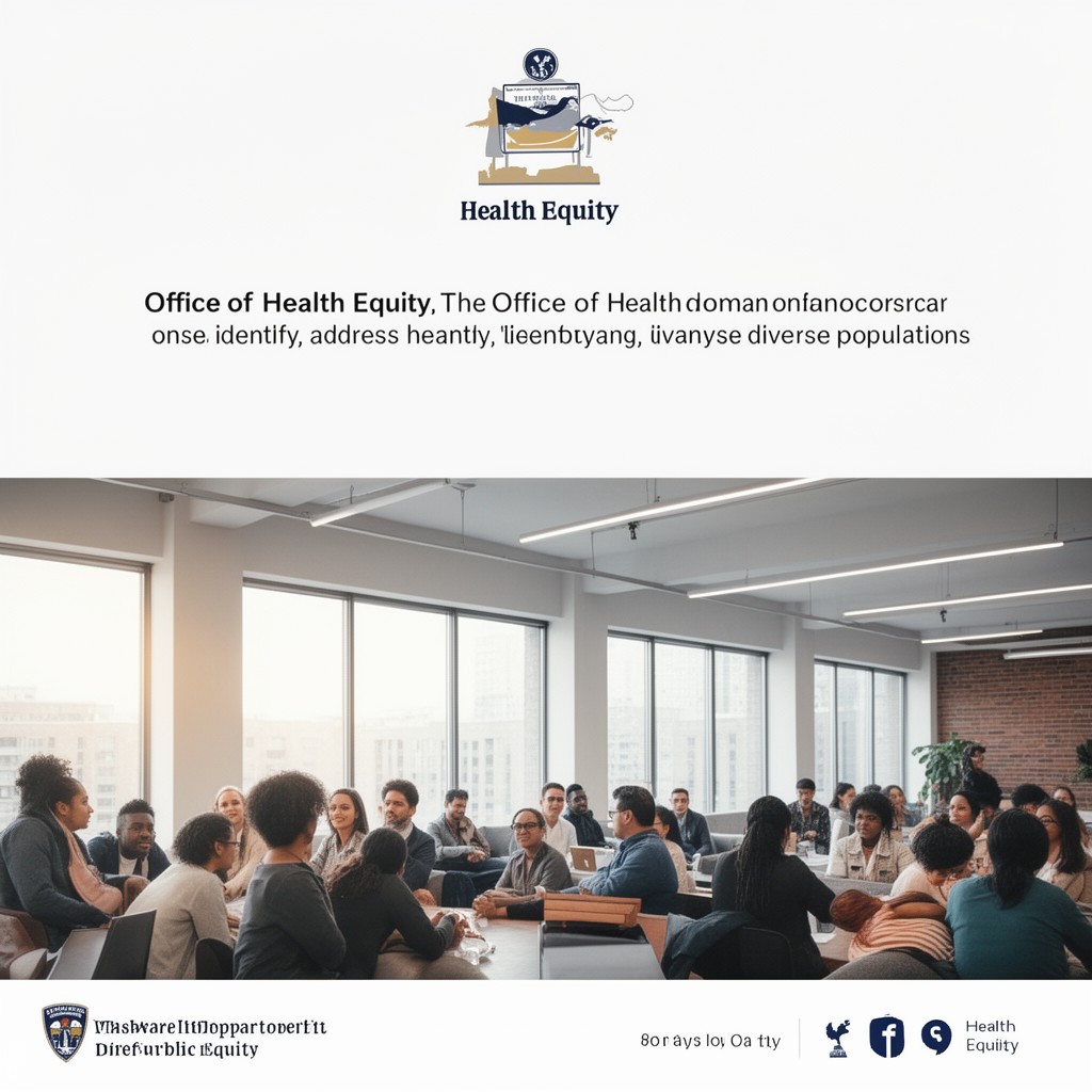 AI-generated illustration of Office of Health Equity