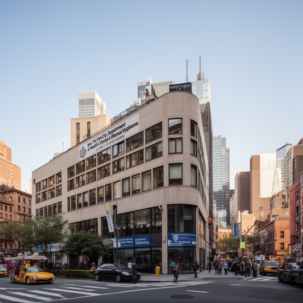AI-generated illustration of New York City Department of Health and Mental Hygiene