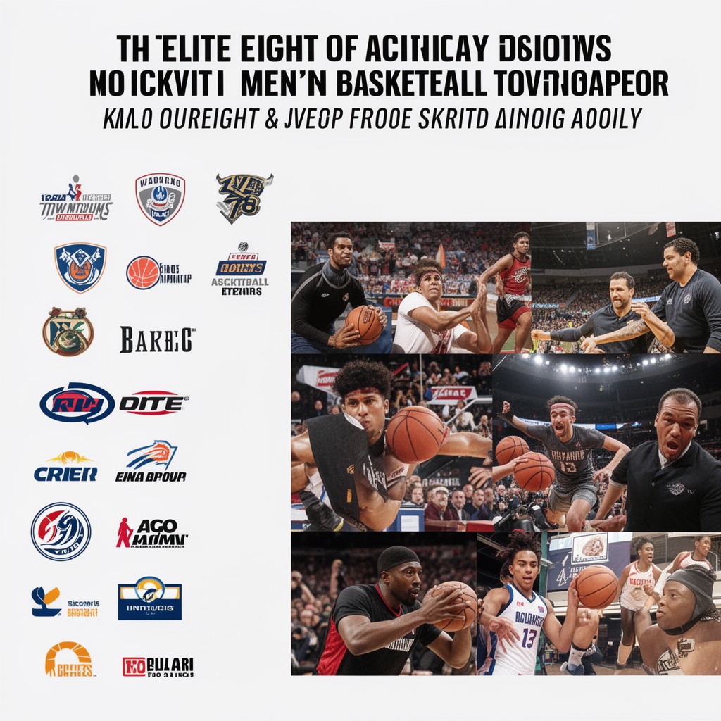 AI-generated illustration of Elite Eight