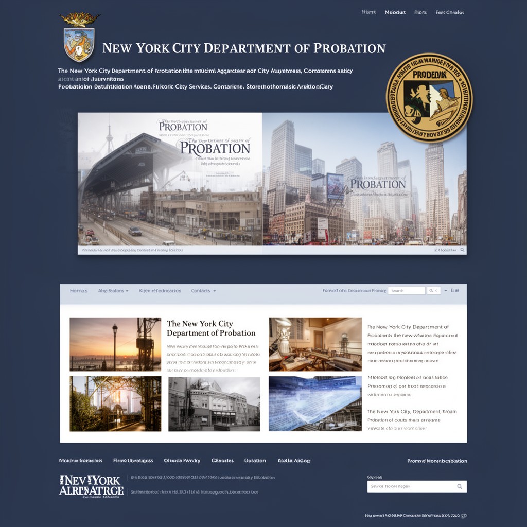 AI-generated illustration of New York City Department of Probation
