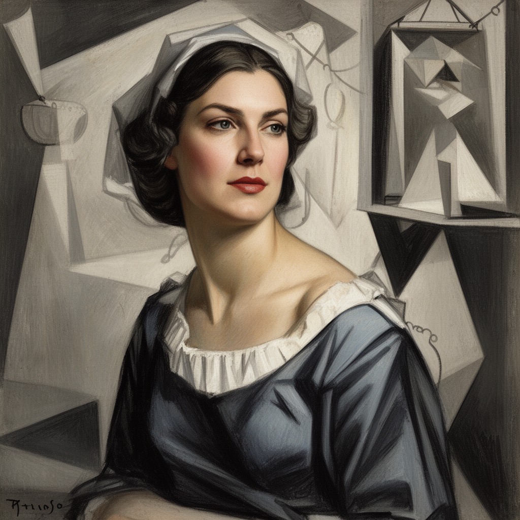 AI-generated illustration of Jacqueline Roque