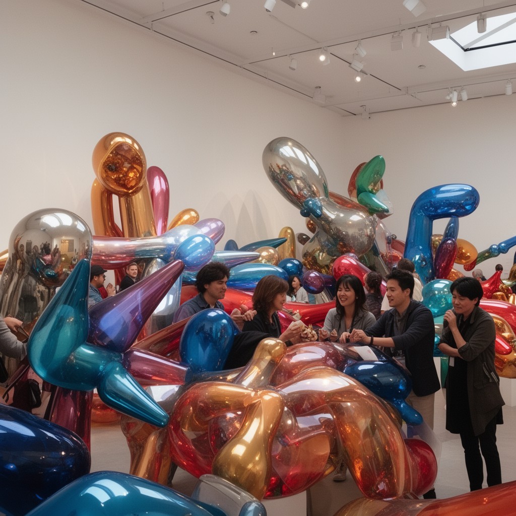 AI-generated illustration of Jeff Koons