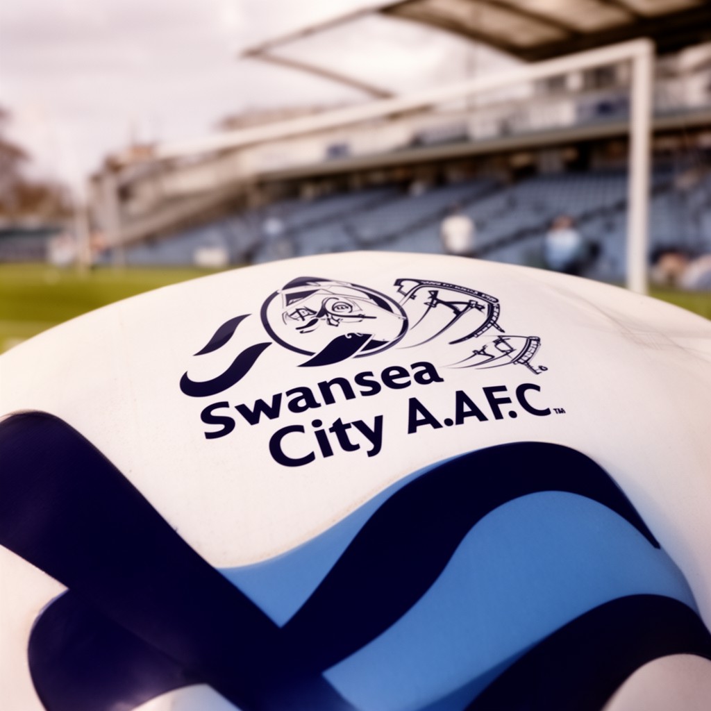 AI-generated illustration of Swansea City A.F.C.