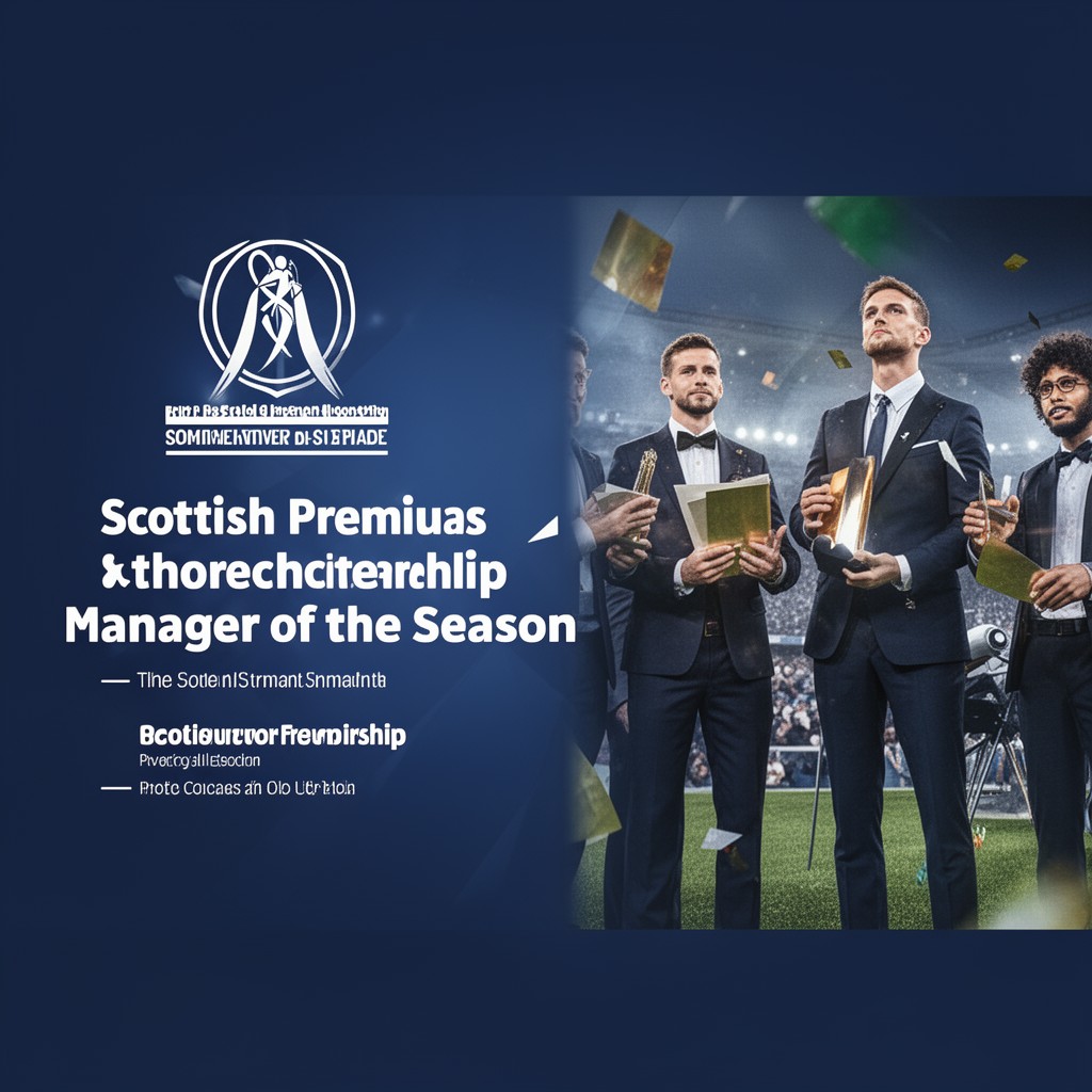 AI-generated illustration of Scottish Premiership Manager of the Season