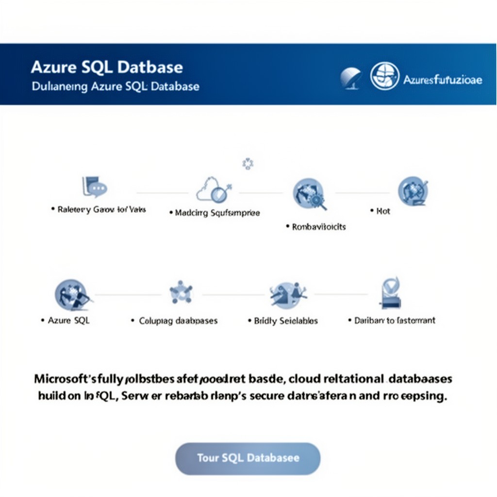 AI-generated illustration of Azure SQL Database