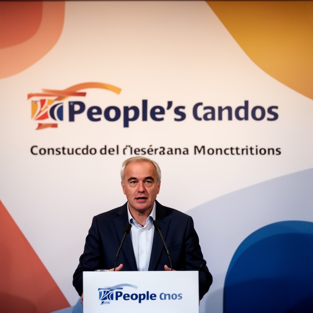 AI-generated illustration of People's Party (Spain)