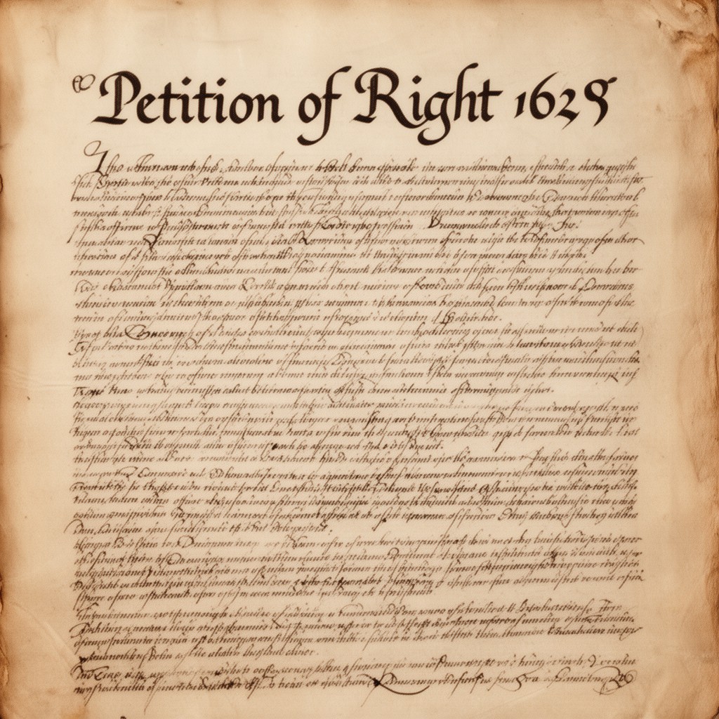 AI-generated illustration of Petition of Right 1628