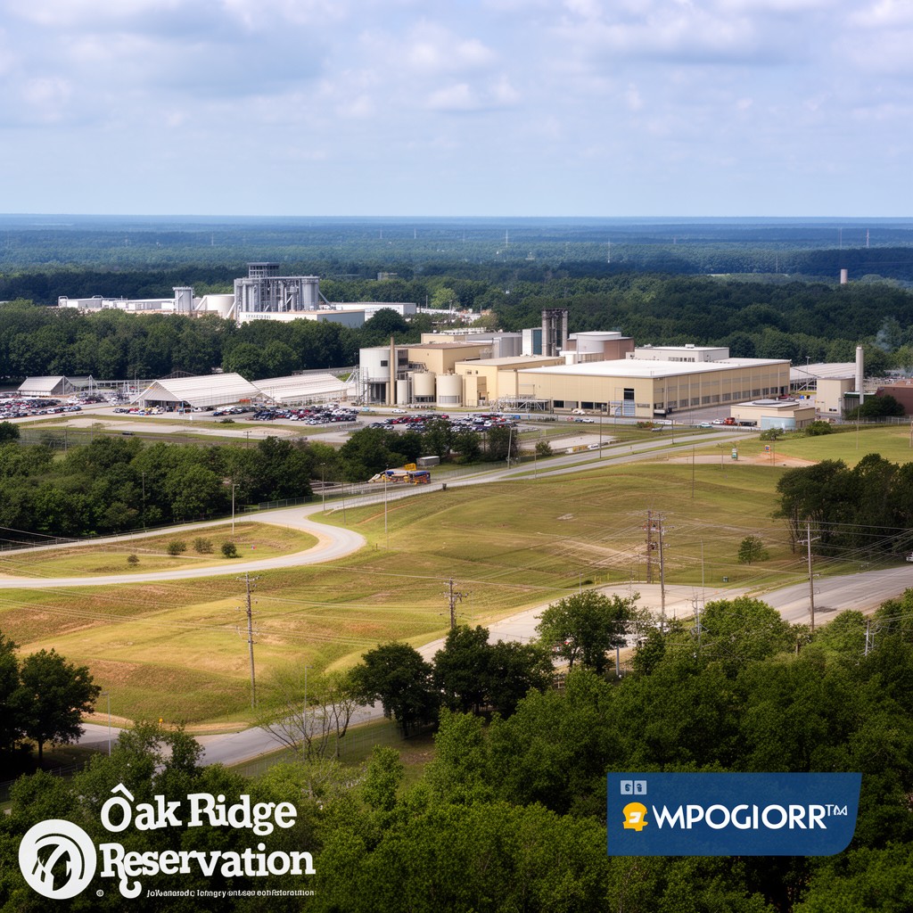 AI-generated illustration of Oak Ridge Reservation