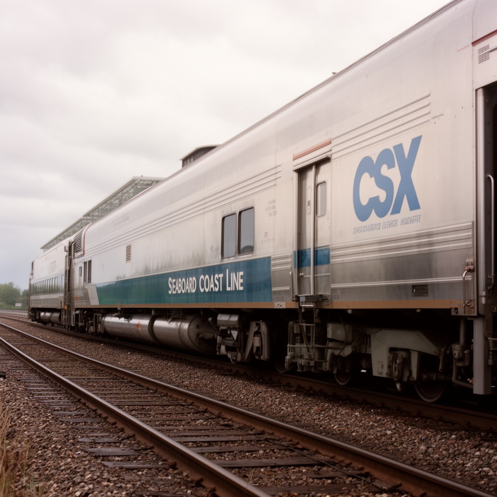 AI-generated illustration of Seaboard Coast Line Railroad