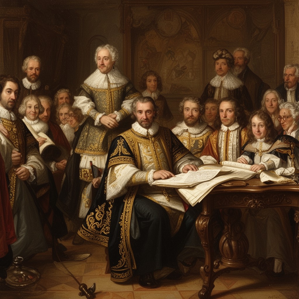 AI-generated illustration of Stuart period