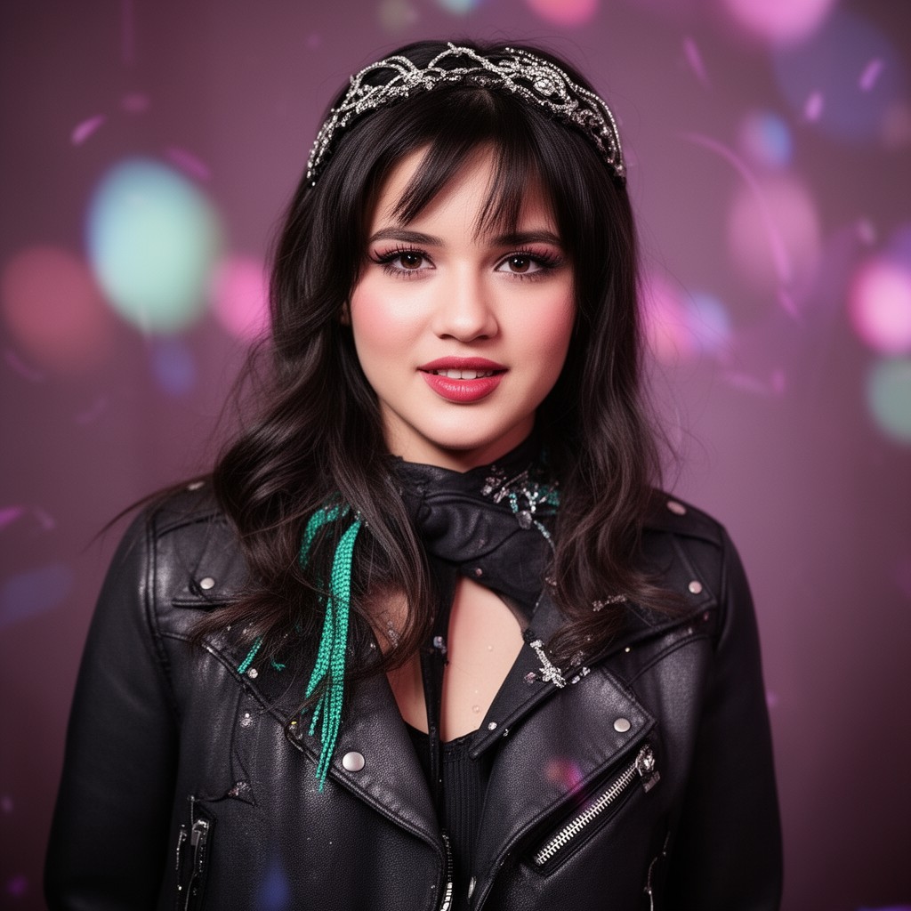 AI-generated illustration of Rebecca Black