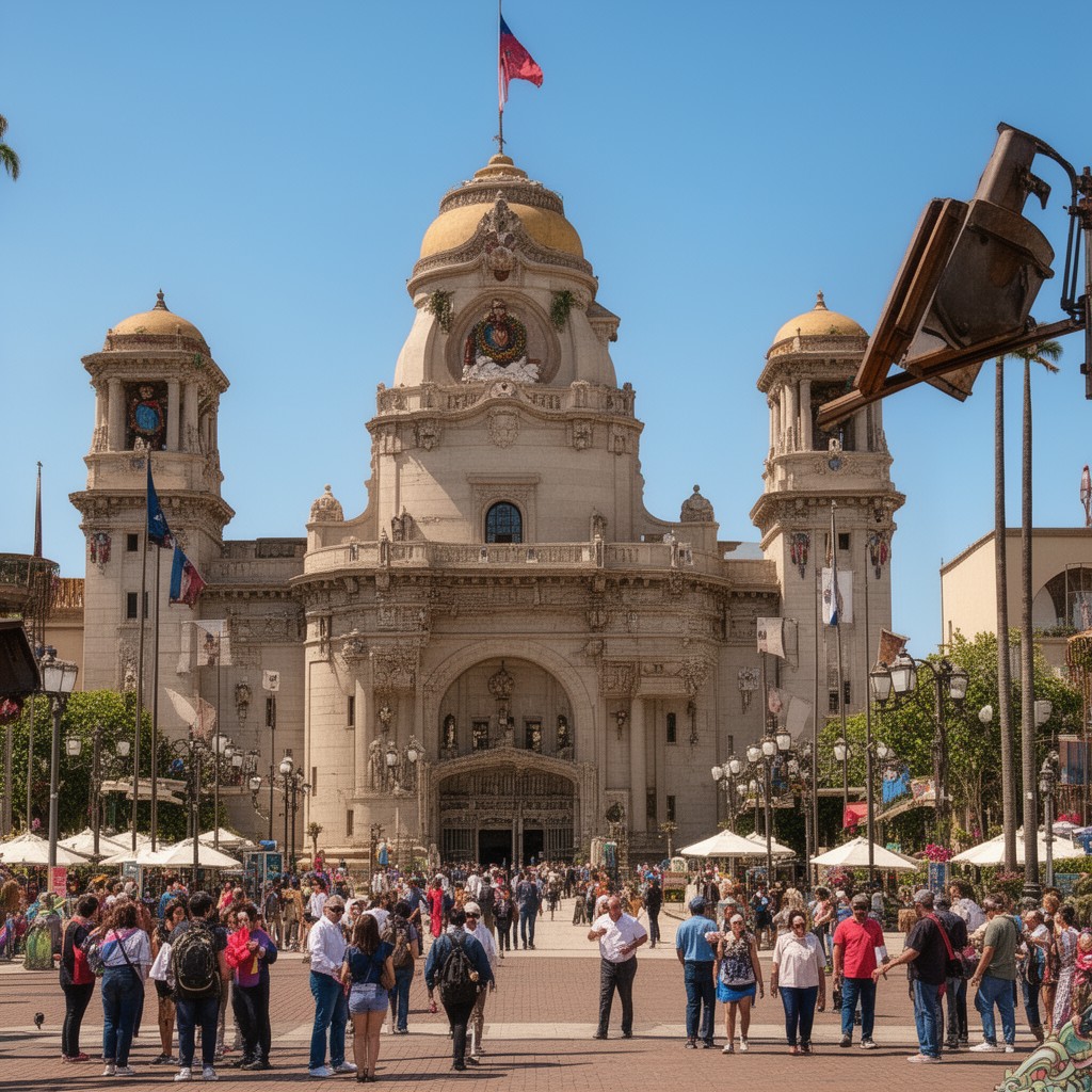 AI-generated illustration of Panama–California Exposition